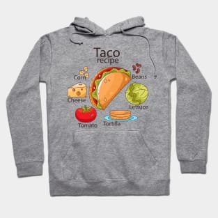 Taco Recipe Hoodie